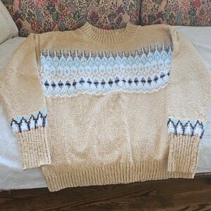 All cotton mock neck